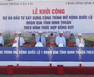 khoi-cong-du-an-bot-mo-rong-ql1-qua-ninh-thuan Khởi công dự án BOT mở rộng QL1 qua Ninh Thuận